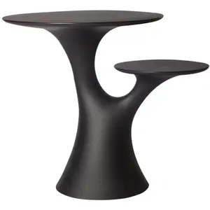 Comparateur de prix : QEEBOO table RABBIT TREE (Noir - Polyéthylène)