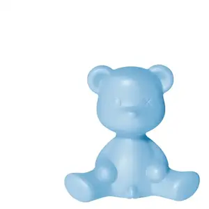 Comparateur de prix : QEEBOO lampe de table TEDDY BOY (Bleu - Polyéthylène)