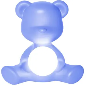 QEEBOO lampe de table TEDDY GIRL (Bleu clair - Polyéthylène) pas cher