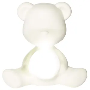 QEEBOO lampe de table TEDDY GIRL (Blanc - Polyéthylène) pas cher
