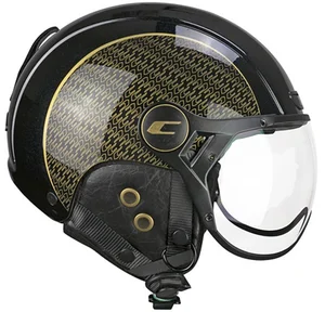 CGM Ebi Casque Ski Adulte Unisexe, Noir Or nacré, XS (53-54cm) pas cher