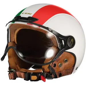 Comparateur de prix : CGM Ebi Casque Ski Adulte Unisexe, Blanc Vert Rouge Mat, S (55-56cm)