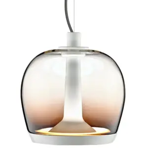 LEUCOS lampe à suspension AURELIA BOLD S 22 (2700K, shaded burgundy et...Vendu parmyareadesign