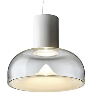 LEUCOS lampe à suspension AELLA S 30 L (2700K, transparent et blanc, b... pas cher