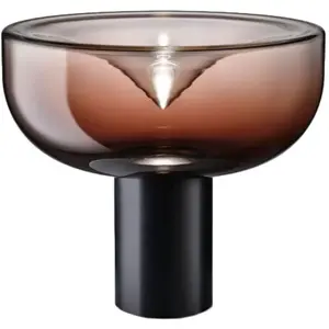 LEUCOS lampe de table AELLA T 45 (3000K, shaded burgundy, base noir op...Vendu parmyareadesign
