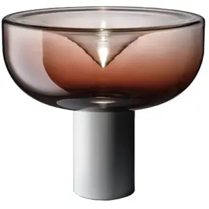 LEUCOS lampe de table AELLA T 45 (3000K, shaded burgundy, base blanc o...Vendu parmyareadesign