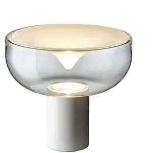 LEUCOS lampe de table AELLA T 54 (2700K, transparent et blanc, base bl...Vendu parmyareadesign