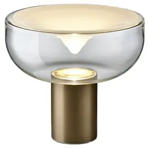 LEUCOS lampe de table AELLA T 30 (2700K, transparent et blanc, base br... pas cher
