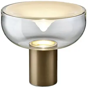 LEUCOS lampe de table AELLA T 45 (3000K, transparent et blanc, base br...Vendu parmyareadesign