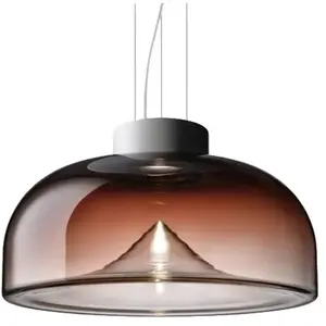 LEUCOS lampe à suspension AELLA S 54 (2700K, shaded burgundy, base bla...Vendu parmyareadesign