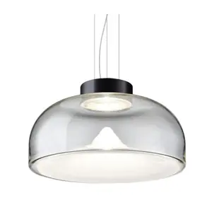 LEUCOS lampe à suspension AELLA S 54 (2700K, transparent et blanc, bas...Vendu parmyareadesign
