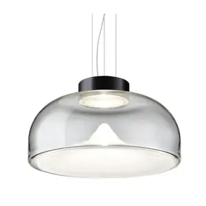 LEUCOS lampe à suspension AELLA S 45 (2700K, transparent et blanc, bas...Vendu parmyareadesign