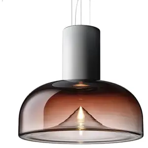 LEUCOS lampe à suspension AELLA S 45 L (3000K, shaded burgundy, base b...Vendu parmyareadesign