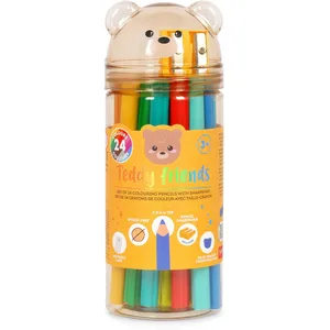 Comparateur de prix : SET DE 24 CRAYONS DE COULEUR TEDDY BEAR