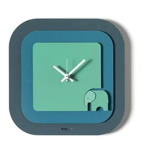 ARTI E MESTIERI horloge murale TINO (Petrolio / blu oltremare / verde ... pas cher