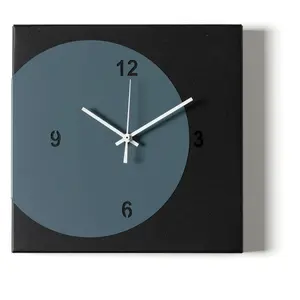 ARTI E MESTIERI horloge murale ECLEO (Noir / Pole - Métal verni) pas cher