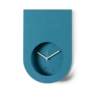 ARTI E MESTIERI horloge murale LEMBO (Bleu outre-mer - Métal verni)