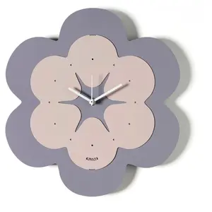 ARTI E MESTIERI horloge murale FLORINDO (Glicine / gelso - Métal verni...