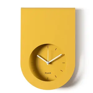 ARTI E MESTIERI horloge murale LEMBO (Ocre - Métal verni)