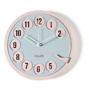 ARTI E MESTIERI horloge murale CALL ME (Gelso / cenere - Métal verni) pas cher