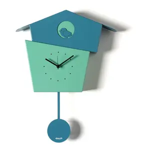 ARTI E MESTIERI horloge murale à pendule PICCHIARELLO (Blu oltremare /... pas cher