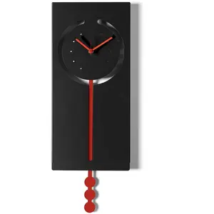 ARTI E MESTIERI horloge murale à pendule OMEGA (Noir / rouge - Métal v... pas cher