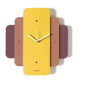 ARTI E MESTIERI horloge murale EMPIRE (Viola ametista/mocha mousse/ocr... pas cher