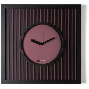 ARTI E MESTIERI horloge murale TIFFANY GRANDE (Nero / viola ametista -... pas cher