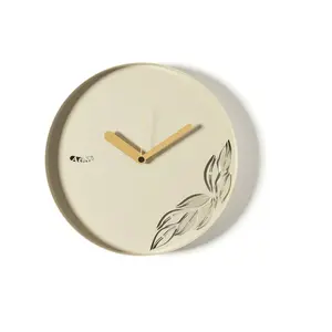 ARTI E MESTIERI horloge murale ALBA (Cr - Métal verni) pas cher