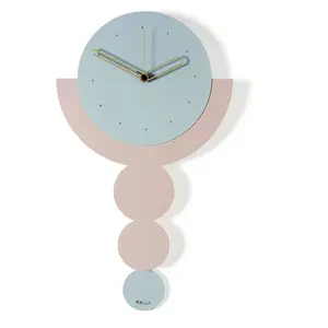ARTI E MESTIERI horloge murale à pendule TRILOGY (Cenere / gelso / cen... pas cher