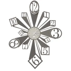 ARTI E MESTIERI horloge murale SLANG (Fango e avorio - Métal verni) pas cher