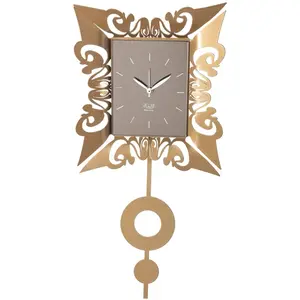 ARTI E MESTIERI horloge murale à pendule VANITY (Or laqué - Métal vern...