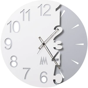 ARTI E MESTIERI horloge murale FULL MOON (Blanc - Métal) pas cher