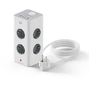 Comparateur de prix : BLOC MULTIPRISE EWENT 8 PRISES SHUCKO + 2 USB-A + 2 USB-C