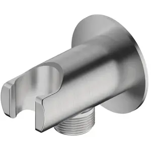 Ritmonio DOT316 Raccord mural coudé avec support, H0BA1062INOX,Vendu parreuter