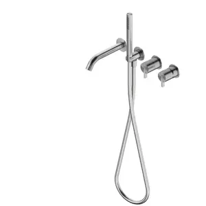 Ritmonio DOT316 Round Mitigeur de baignoire en acier inoxydable, avec ...