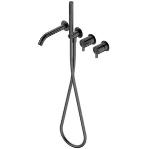 Ritmonio DOT316 Round Mitigeur de baignoire en acier inoxydable, avec ...
