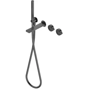 Ritmonio DOT316 Mitigeur de baignoire en acier inoxydable, avec set de...