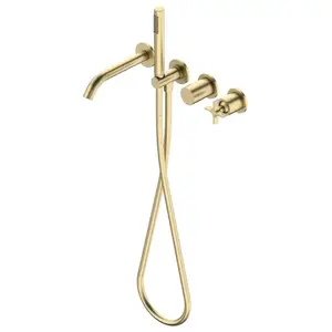 Ritmonio Diametro35 Cross Mitigeur de baignoire avec set de douche, PR...