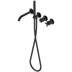 Ritmonio Diametro35 Cross Mitigeur de baignoire avec set de douche, PR...