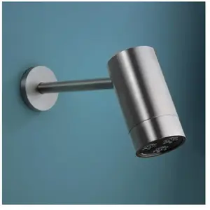 Ritmonio DOT316 | DOT316 Round Douche de tête pivotante en acier inoxydable, avec bras de douche, PR5575AA02INOX,Vendu parreuter