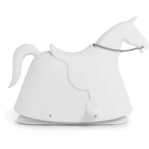 Magis Cheval À Bascule Pour Enfants Rocky (Blanc - Polyéthylène)