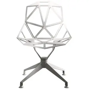 Magis Chaise Pivotante Chair_One 4star (Blanc - Aluminium) pas cher