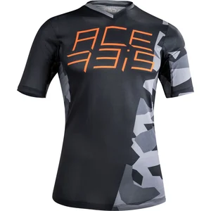 Maillot Cross Acerbis MTB Combat Noir Gris pas cher