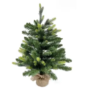 Comparateur de prix : Rebecca Mobili Sapin artificiel de Noel H 60 cm base en jute vert