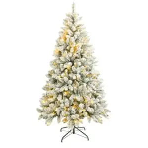 Comparateur de prix : Mobili Rebecca Sapin de Noël 210 cm avec 400 lumières vert et blanc