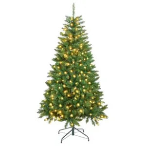 Mobili Rebecca Sapin de Noël 180 cm avec 300 lumières LED vert