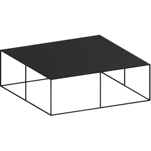 Zeus - Table basse Tables basses Slim Irony - Noir - Acier peint - Des...Vendu parmade-in-design
