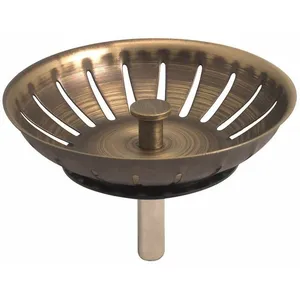 Panier de remplacement Bronze ancien pour vidage d'évier de cuisine l.b. Plast DC1158-PIR Bronze