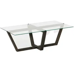 Comparateur de prix : Table basse Daaboubo - Dmora - Bois massif - Anthracite 105x70h35 cm